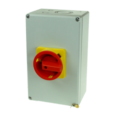 Enclosed AC Isolator 4 Pole 80 Amp